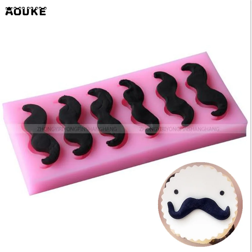 Lovely Beard Shape Fondant Cake Silicone Mold Pastry Candy Mould Jello Pudding Chocolate Molds Ice Cube Soap DIY Baking Tools
Lovely Beard Shape Fondant Cake Silicone Mold Pastry Candy Mould Jello Pudding Chocolate Molds Ice Cube Soap DIY Baking Tools