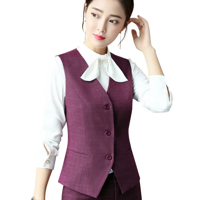 Fashion business Plaid vest New work wear uniforms Slim V Neck Formal jackets women office ladies vests coat plus size tops
Fashion business Plaid vest New work wear uniforms Slim V Neck Formal jackets women office ladies vests coat plus size tops