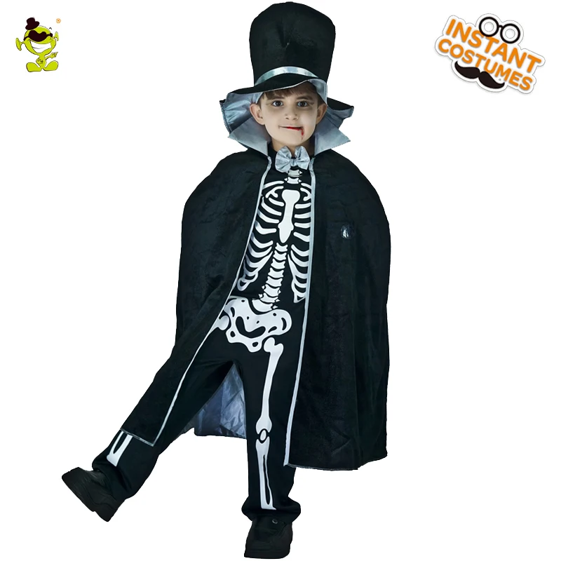 Boys Scary Bloody Skeleton Vampire Costume Halloween Role Playing Party Cosplay Fancy Dress Kid Clothing For Carnival Party
Boys Scary Bloody Skeleton Vampire Costume Halloween Role Playing Party Cosplay Fancy Dress Kid Clothing For Carnival Party