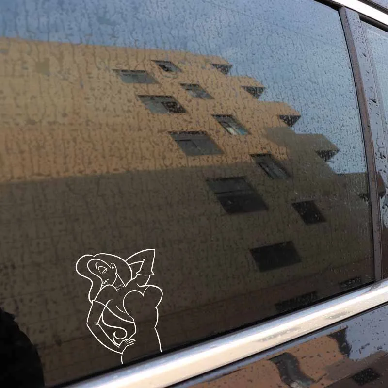 YJZT 11.3*13.2CM Car Sticker Sexy Beautiful Lady Covering The Body Fashion Popular Style Vinyl Decals Black/Silver C20-0387
YJZT 11.3*13.2CM Car Sticker Sexy Beautiful Lady Covering The Body Fashion Popular Style Vinyl Decals Black/Silver C20-0387
