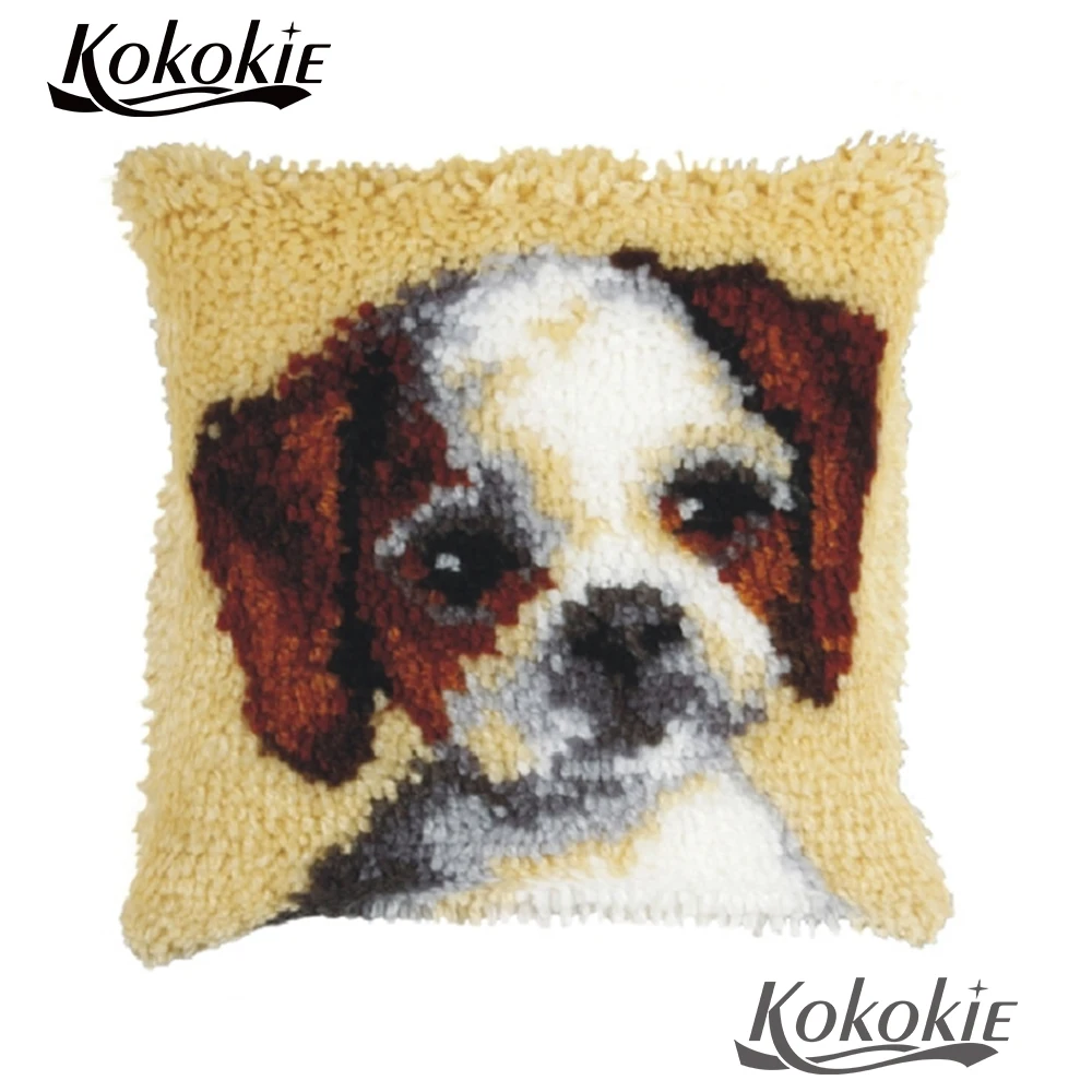 Latch hook rug canvas DIY carpet dog pattern cushion embroidery Handmade cross stitch kits embroidery needlework sets
Latch hook rug canvas DIY carpet dog pattern cushion embroidery Handmade cross stitch kits embroidery needlework sets