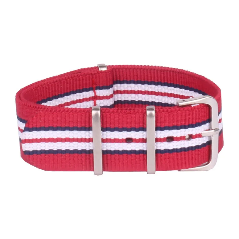 New bracelet for military Watch 18 mm Multi Color Red navy Army nato fabric Nylon watchbands Strap Bands Buckle belt 18mm 
New bracelet for military Watch 18 mm Multi Color Red navy Army nato fabric Nylon watchbands Strap Bands Buckle belt 18mm