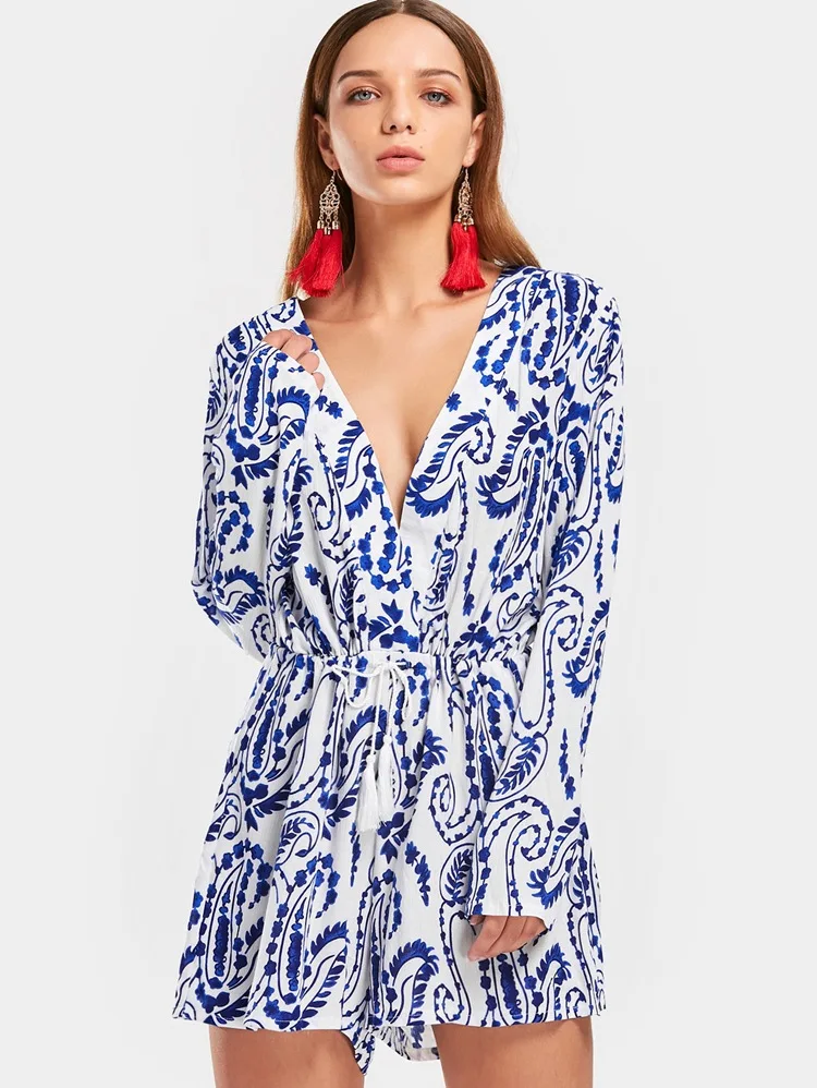 S-XL women v neck long sleeve jumpsuit spring summer backless playsuit floral print short pant playsuit
S-XL women v neck long sleeve jumpsuit spring summer backless playsuit floral print short pant playsuit