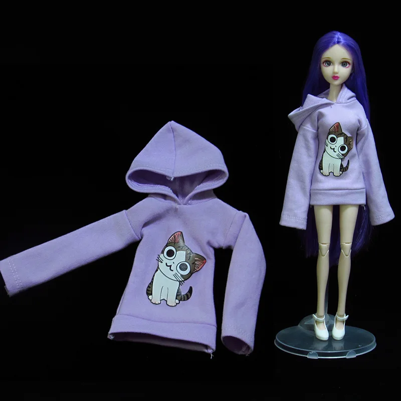 T02-X503 Blyth st Doll clothes 1/3 1/4 bjd 1/6 dolls Accessories cartoon pink white purple cat Hooded sweater 1pcs
T02-X503 Blyth st Doll clothes 1/3 1/4 bjd 1/6 dolls Accessories cartoon pink white purple cat Hooded sweater 1pcs