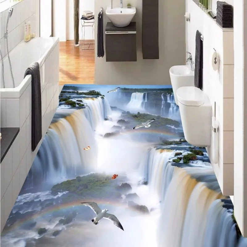 Free Shipping Cliff Falls Flying Bird Bathroom Kitchen Walkway 3D Floor Plaster wear non-slip living room wallpaper mural
Free Shipping Cliff Falls Flying Bird Bathroom Kitchen Walkway 3D Floor Plaster wear non-slip living room wallpaper mural