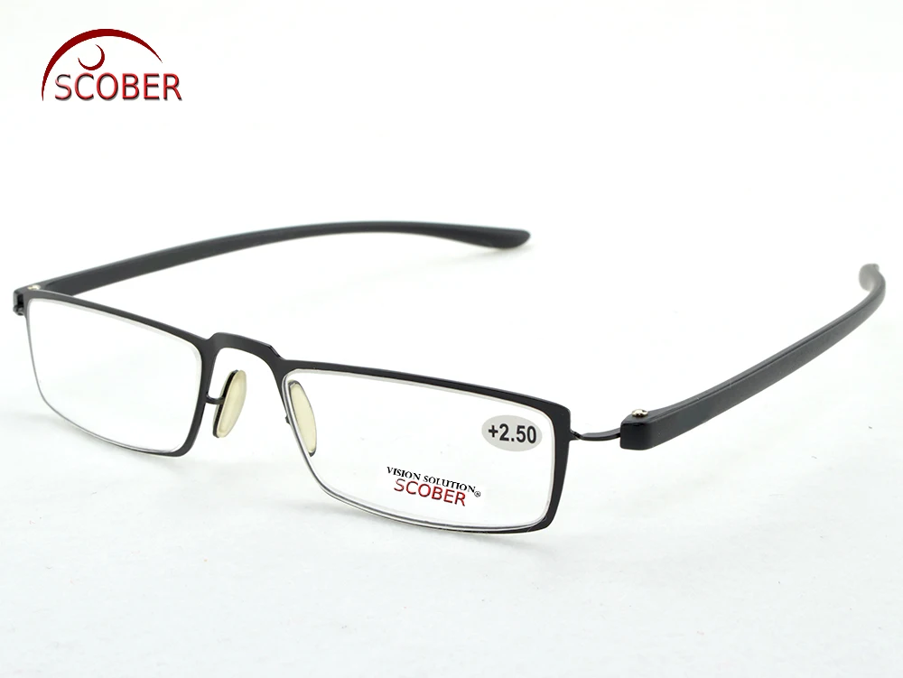 = SCOBER = Ultra-light Super TR90 Reading Glasses Delicate Hinge Portable Anti-fatigue lenses +1 +1.5 +2 +2.5 +3 +3.5 +4
= SCOBER = Ultra-light Super TR90 Reading Glasses Delicate Hinge Portable Anti-fatigue lenses +1 +1.5 +2 +2.5 +3 +3.5 +4