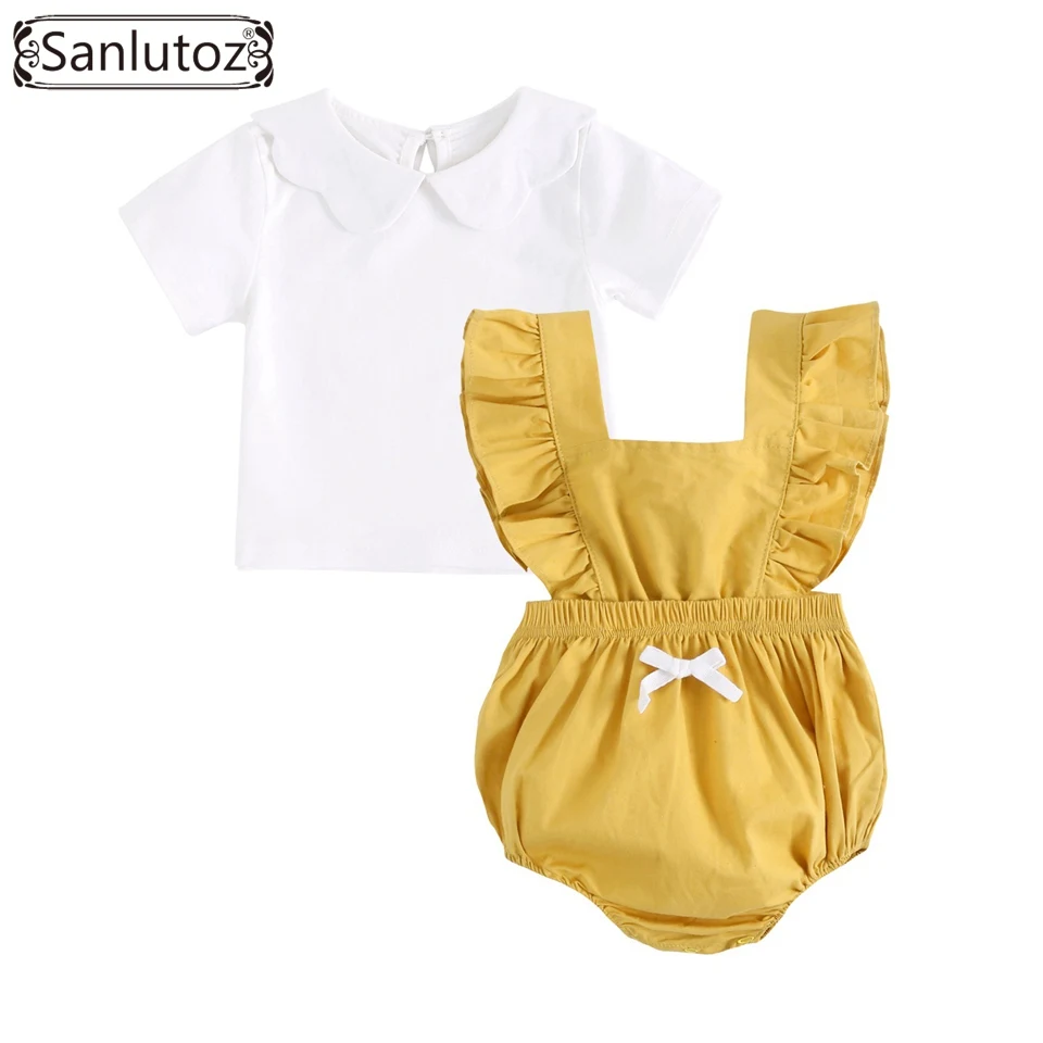 Sanlutoz Princess Cotton Clothing for Baby Girls 2pcs Summer Baby Girls Clothes Solid Baby Clothes Fashion New Style
Sanlutoz Princess Cotton Clothing for Baby Girls 2pcs Summer Baby Girls Clothes Solid Baby Clothes Fashion New Style