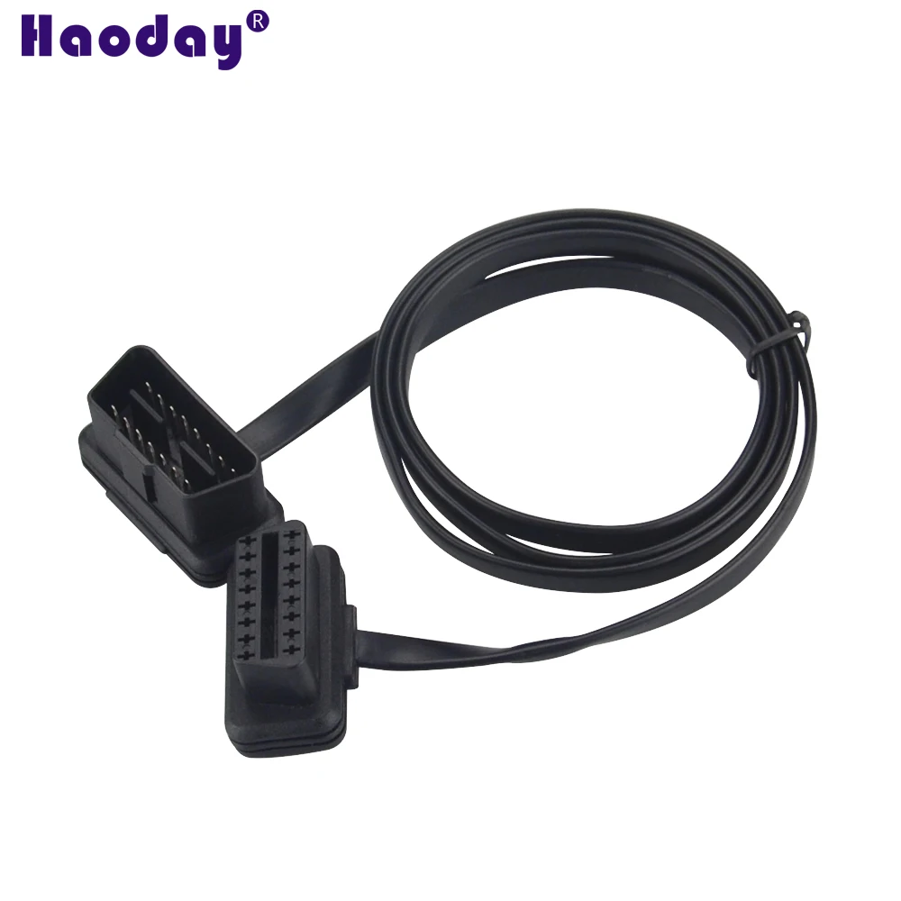 Высококачественный OBD удлинитель адаптер длиной 1 м/1 5 m/2 m для gps трекер автомобиля