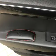 1PCS Universal Car Door Armrest Soft Leather Driver Arm Protective Pad Mat Passenger Rest Pillow Arm Rest Support Pillow