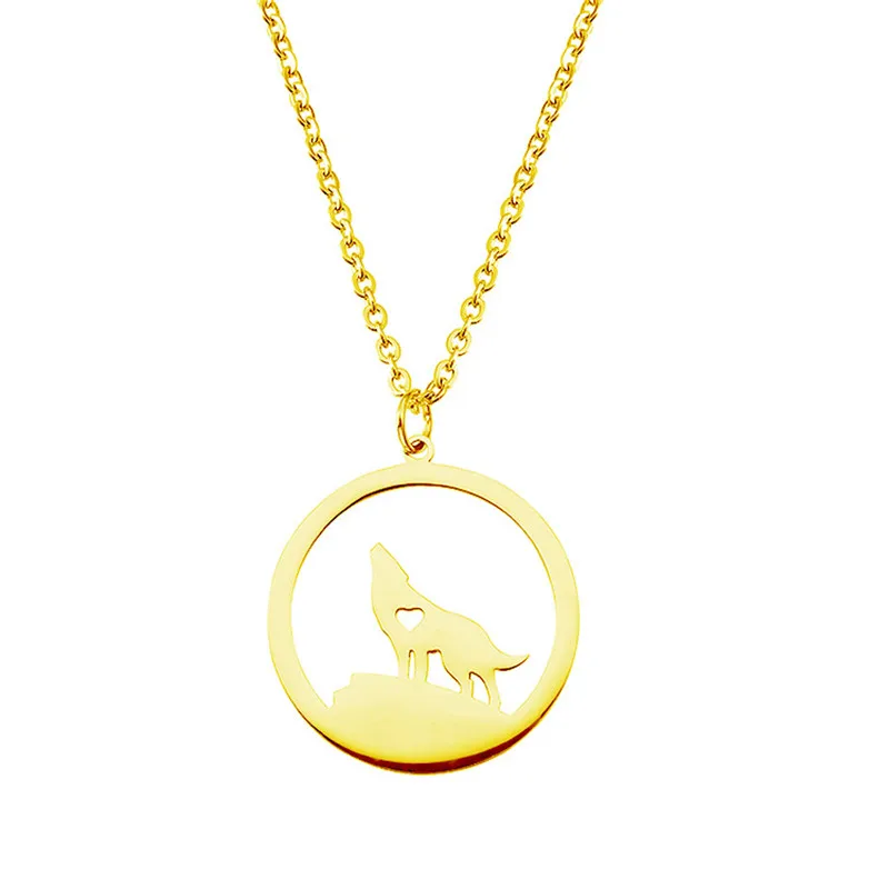 New Wolf Necklace Gold Silver Color Stainless Steel Wolf Pendant Necklace Wolf Jewellery
New Wolf Necklace Gold Silver Color Stainless Steel Wolf Pendant Necklace Wolf Jewellery
