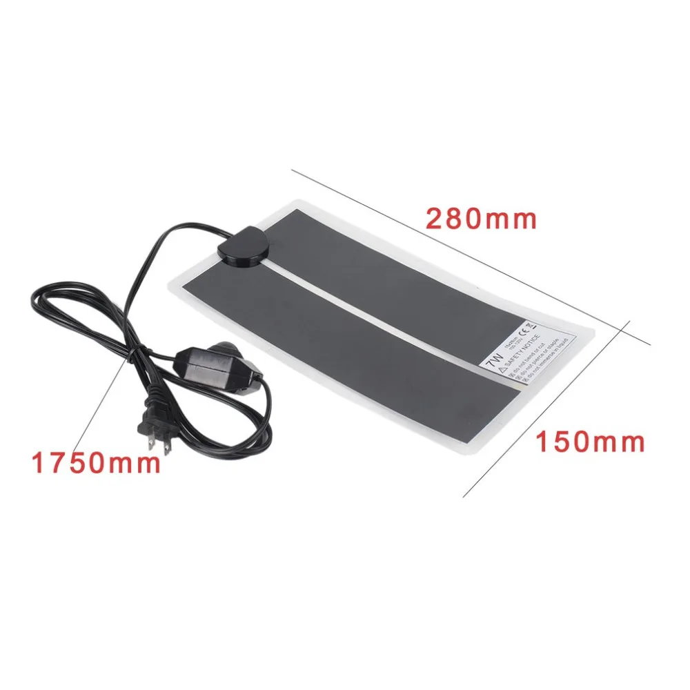 7W Reptiles Heat Mat Climbing Pet Heating Warm Pads Adjustable Temperature Controller Mats Supplies Brooder Incubator Pad Brew
7W Reptiles Heat Mat Climbing Pet Heating Warm Pads Adjustable Temperature Controller Mats Supplies Brooder Incubator Pad Brew