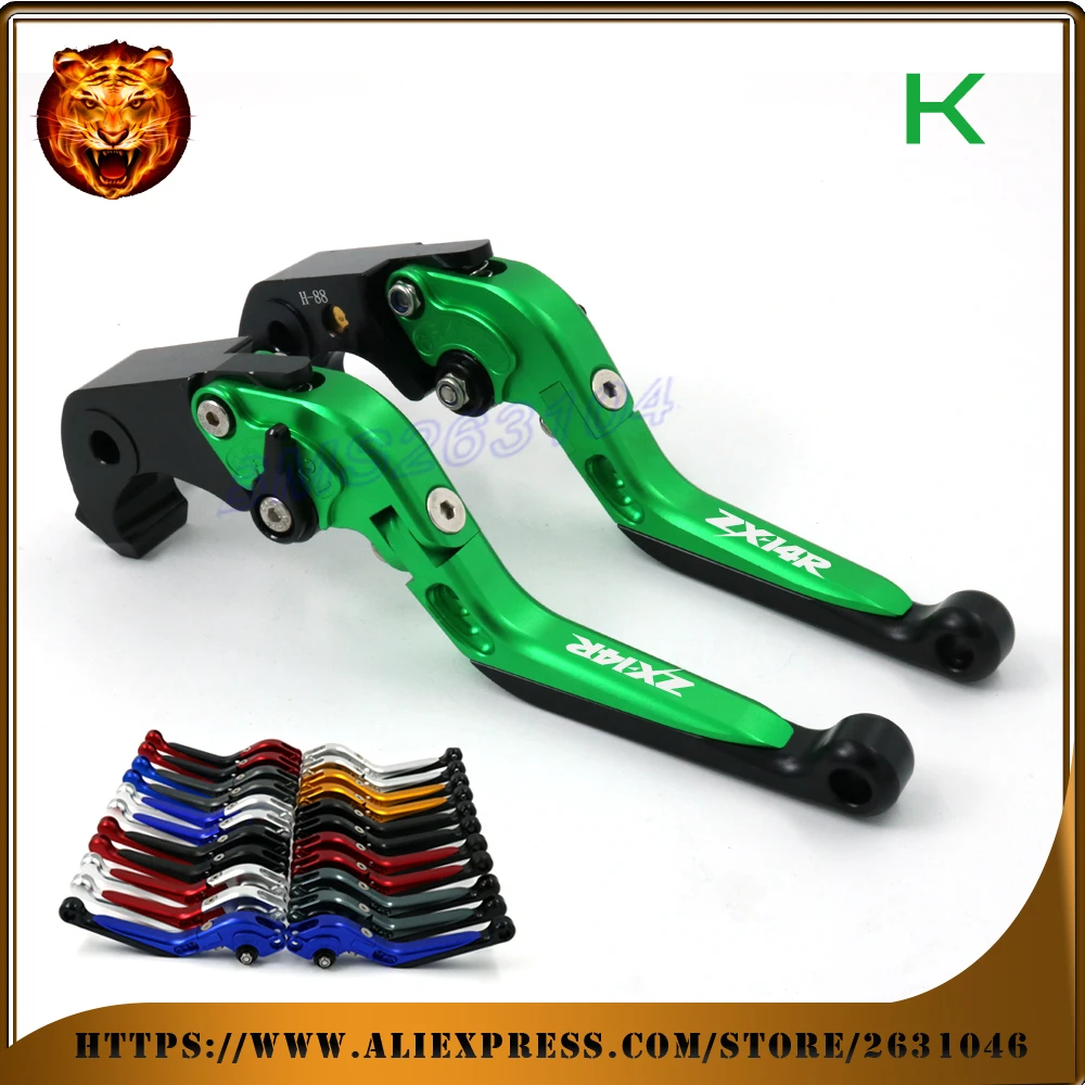 Adjustable Folding Extendable Brake Clutch Lever For kawasaki ZX14R ZX-14R ZX1400 Motorcycle green 2006 2007 2008 2015 2014 13
Adjustable Folding Extendable Brake Clutch Lever For kawasaki ZX14R ZX-14R ZX1400 Motorcycle green 2006 2007 2008 2015 2014 13