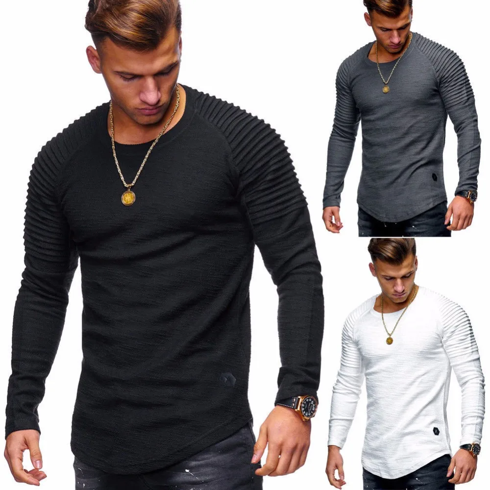 Long-Sleeved T-Shirt Top 3Xl Men Personality Trend Casual Men's T-Shirt Black White T-Shirt Spring New Fashion O-Neck Slim
Long-Sleeved T-Shirt Top 3Xl Men Personality Trend Casual Men's T-Shirt Black White T-Shirt Spring New Fashion O-Neck Slim