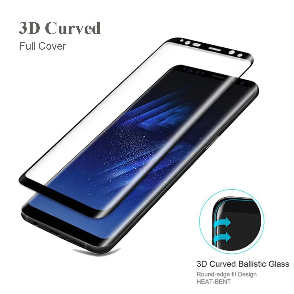 EKDME закаленное стекло для Samsung Galaxy S10 Plus S10E S9 S8 Note 8 9 S7 Edge S6 3D круглый изогнутый