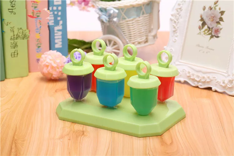 1PC 6 Cells Popsicles Mold PP Plastic Frozen Ice Cream Pop Mold Popsicle Maker Lolly Mould Tray Pan Maker Tool PF 003
1PC 6 Cells Popsicles Mold PP Plastic Frozen Ice Cream Pop Mold Popsicle Maker Lolly Mould Tray Pan Maker Tool PF 003