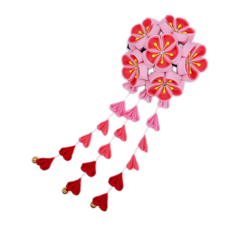 Hot Flower Headwear Cherry Classical Yukata Hairpin Flowers Cloth Japanese Kimono Headdress Girl Handmade Hair Accessories
Hot Flower Headwear Cherry Classical Yukata Hairpin Flowers Cloth Japanese Kimono Headdress Girl Handmade Hair Accessories