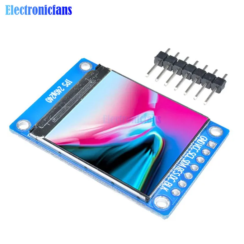 1 3 дюймовый 240*240 IPS экран ST7789 Привод IC SPI связи В напряжение интерфейс полноцветный
