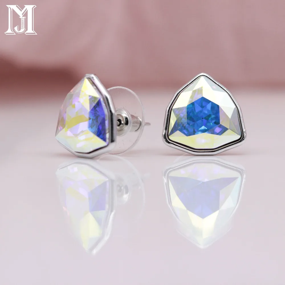 JiaMu Модные Swarovski маскирующие солнечные очки с цветными украшением в виде
