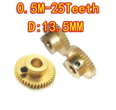 3PCS Freeshipping 0.5M-25Teeth Convex brass copper precision level 6 model micro motor convex gear--hole d:5mm
3PCS Freeshipping 0.5M-25Teeth Convex brass copper precision level 6 model micro motor convex gear--hole d:5mm