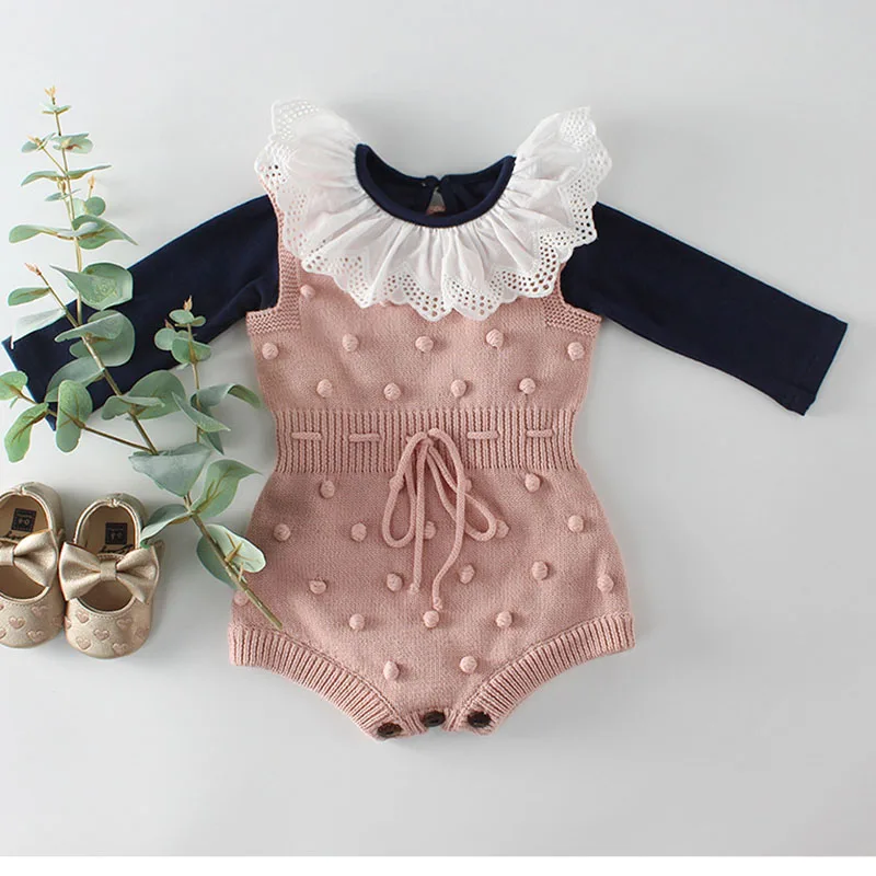 Spring Baby Knitted Clothes Autumn Newborn Knit Rompers Toddler Girl Pompom Romper Baby Girl Jumpsuit Overall Infant Clothes
Spring Baby Knitted Clothes Autumn Newborn Knit Rompers Toddler Girl Pompom Romper Baby Girl Jumpsuit Overall Infant Clothes