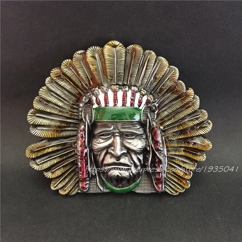 New Cowboy Metal Belt Buckle Fashion Indian Buckles Fit 4cm Wide Belt Men,Women Jeans,Clothes accessories
New Cowboy Metal Belt Buckle Fashion Indian Buckles Fit 4cm Wide Belt Men,Women Jeans,Clothes accessories