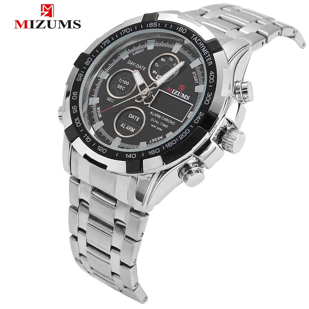 LED Digital Quartz Watch Men Waterproof Stainless Steel Band Mens Watches Dual Time Zones Military Relogio Masculino Clock Man
LED Digital Quartz Watch Men Waterproof Stainless Steel Band Mens Watches Dual Time Zones Military Relogio Masculino Clock Man