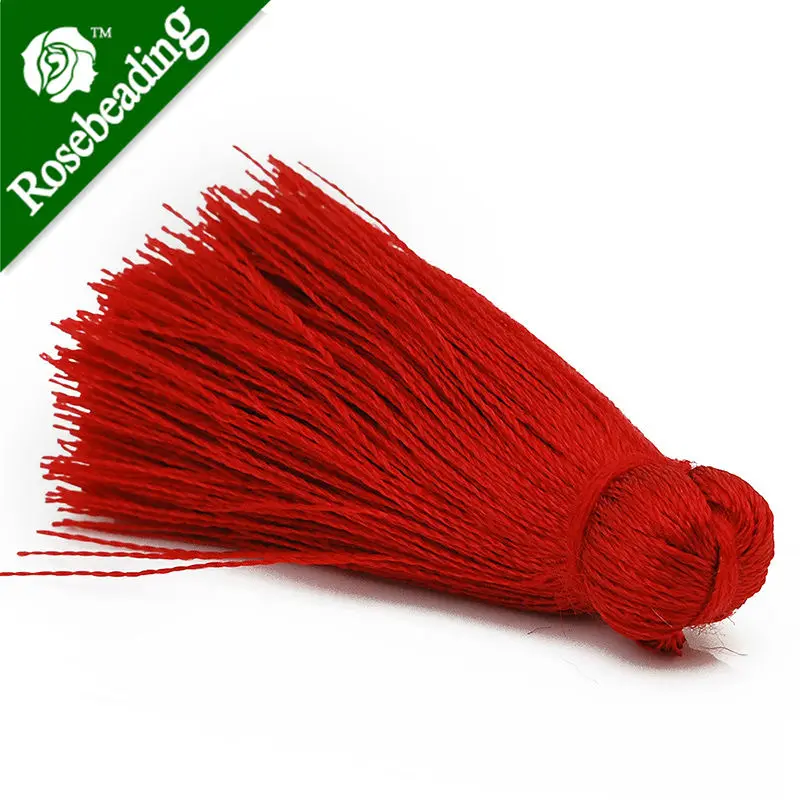 20pcs 4cm length mala tassels lux silky tassel for jewelry making handmade coloful pantone colors-100558-1 | Украшения и