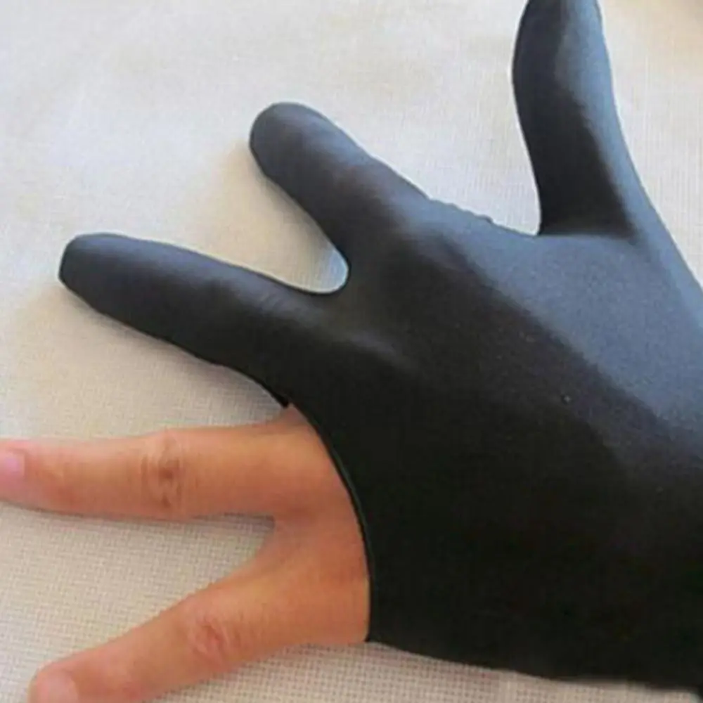 New 1 x gloves Three Finger Accessory Left Hands Black Billiard Cue Glove Pool Fashionable Accessory for Unisex Women and Men
New 1 x gloves Three Finger Accessory Left Hands Black Billiard Cue Glove Pool Fashionable Accessory for Unisex Women and Men
