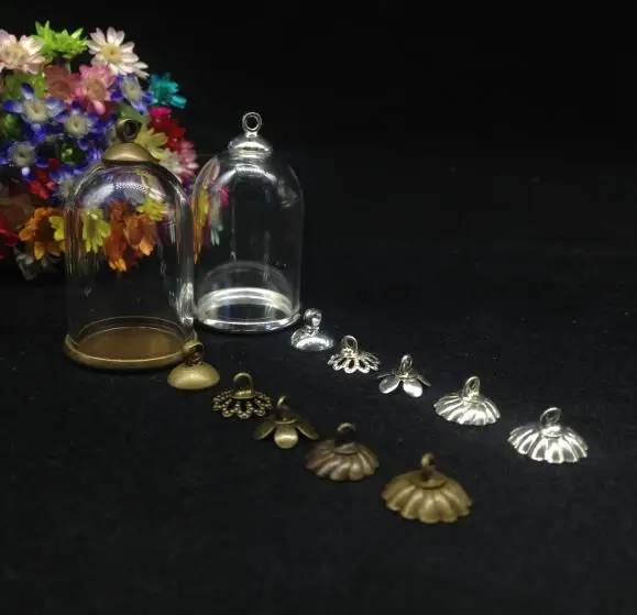 20sets/lot 30*20 High quality tube bell jars glass vial pendant with classic tray cap handmade necklace glass bottle dome vase
20sets/lot 30*20 High quality tube bell jars glass vial pendant with classic tray cap handmade necklace glass bottle dome vase