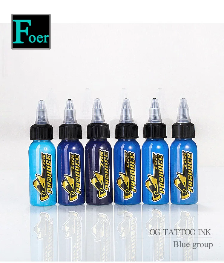 O.G Tattoo Ink Set Eyebrow Tattoo Ink Permanent Makeup Blue Group Ink Microblading Pigment For Tattoo Color Paint 1oz/30ml
O.G Tattoo Ink Set Eyebrow Tattoo Ink Permanent Makeup Blue Group Ink Microblading Pigment For Tattoo Color Paint 1oz/30ml