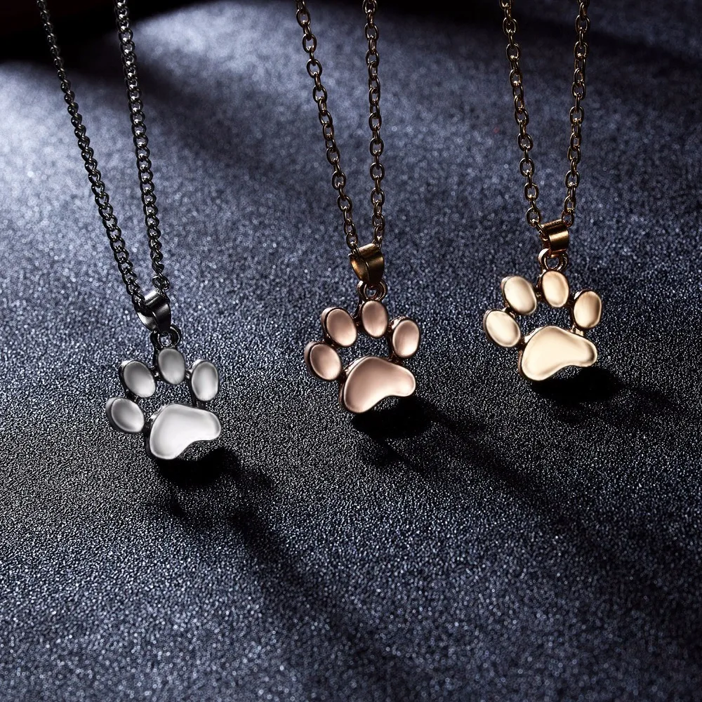Hollow Pet Paw Footprint Necklaces Shellhard Cute Animal Dog Cat Love Heart Pendant Necklace For Women Girls Jewelry Necklace
Hollow Pet Paw Footprint Necklaces Shellhard Cute Animal Dog Cat Love Heart Pendant Necklace For Women Girls Jewelry Necklace