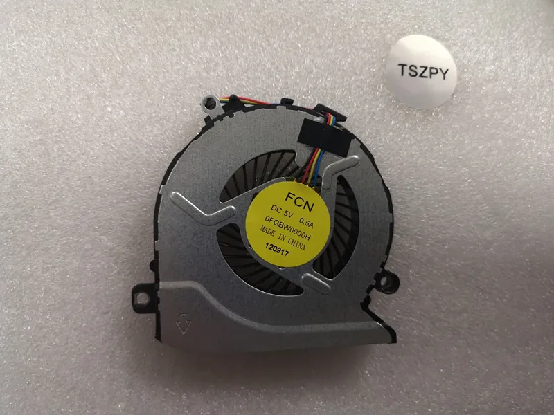 New laptop cpu cooling fan for HP Pavilion 15Z-a 17-G 17-G015DX tpn-q159 812109-001 0FGBW0000H DC 5V 0.5A
New laptop cpu cooling fan for HP Pavilion 15Z-a 17-G 17-G015DX tpn-q159 812109-001 0FGBW0000H DC 5V 0.5A