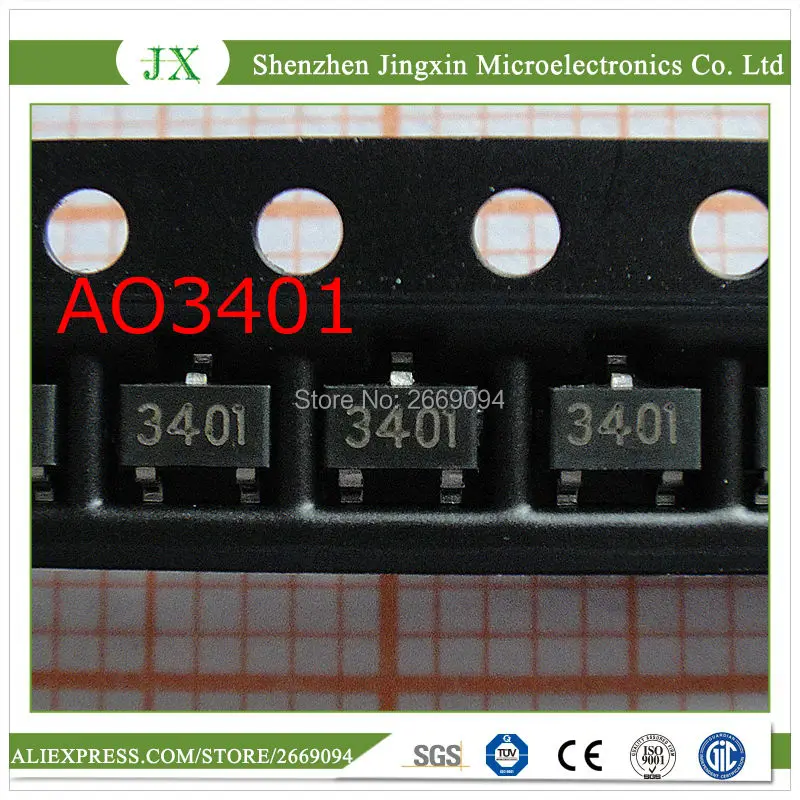 500 шт./лот AO3401A SOT23-3L AO3401 3401 SOT-23 P-Channel MOSFET транзисторы
500 шт./лот AO3401A SOT23-3L AO3401 3401 SOT-23 P-Channel MOSFET транзисторы