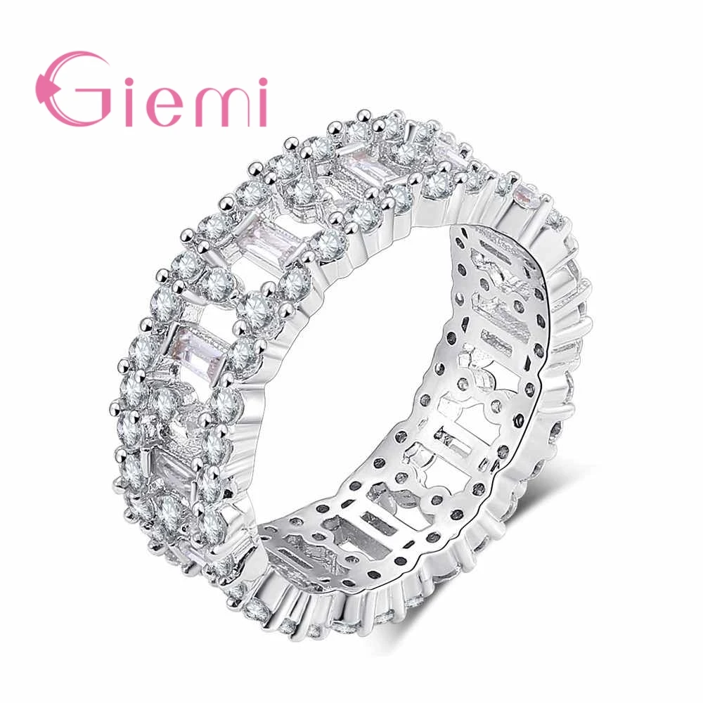 Top Quality 925 Sterling Silver Concise Classical CZ Crystal Wedding Ring AAA+ Austrian Crystals Wholesale Free Shipping
Top Quality 925 Sterling Silver Concise Classical CZ Crystal Wedding Ring AAA+ Austrian Crystals Wholesale Free Shipping