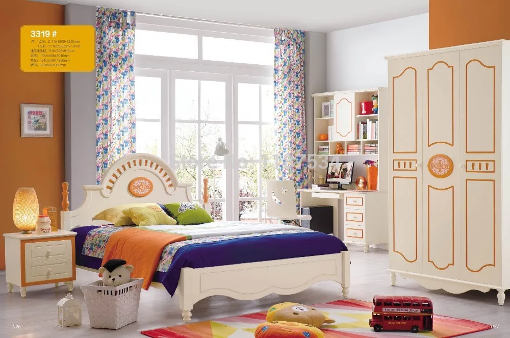 3319 Children bedroom furniture sets children bed three doors wardrobe desk chair nightstand
3319 Children bedroom furniture sets children bed three doors wardrobe desk chair nightstand