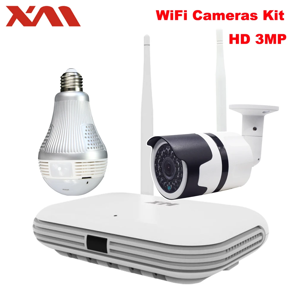 XM 2CH 3MP WIFI ip camera System Wireless NVR 4PCS 5MP Infrared P2P Wireless Internet IP CCTV Security Camera kit
XM 2CH 3MP WIFI ip camera System Wireless NVR 4PCS 5MP Infrared P2P Wireless Internet IP CCTV Security Camera kit