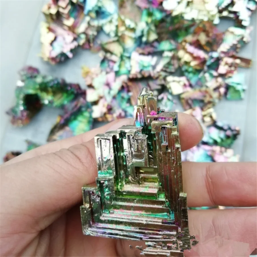 Bismuth металлический кристалл 30 г-340 г, натуральный минерал, с металлической руды, цветные металлические кристаллы, коллекция, образец, украшен...
Bismuth металлический кристалл 30 г-340 г, натуральный минерал, с металлической руды, цветные металлические кристаллы, коллекция, образец, украшен...