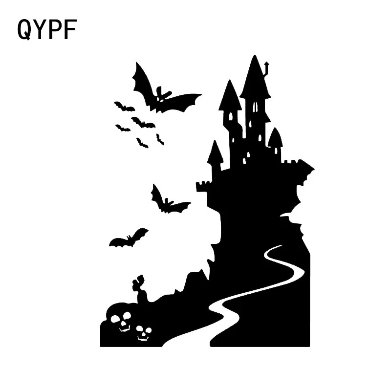 QYPF 12.7*17.3 Funny Halloween Scary Bats Castle Skull Vinyl Decor Car Sticker Silhouette C16-2299
QYPF 12.7*17.3 Funny Halloween Scary Bats Castle Skull Vinyl Decor Car Sticker Silhouette C16-2299