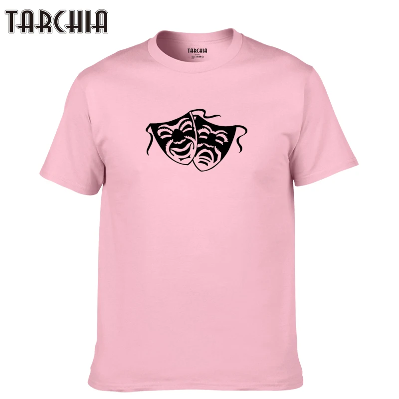 Футболка TARCHIA мужская с коротким рукавом хлопок забавная брендовая тенниска