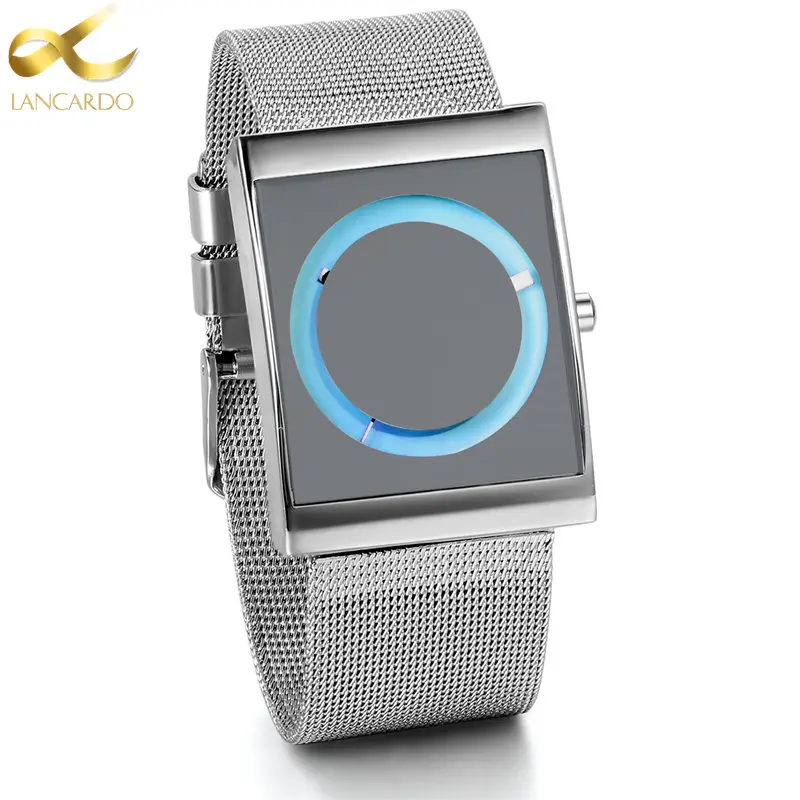 Lancardo Relojes Mujer 2021 Luxury Top Brand Quartz Man Rectangle Women Watches Mens Watch Men Mesh WristWatch Relogio Masculino
Lancardo Relojes Mujer 2021 Luxury Top Brand Quartz Man Rectangle Women Watches Mens Watch Men Mesh WristWatch Relogio Masculino