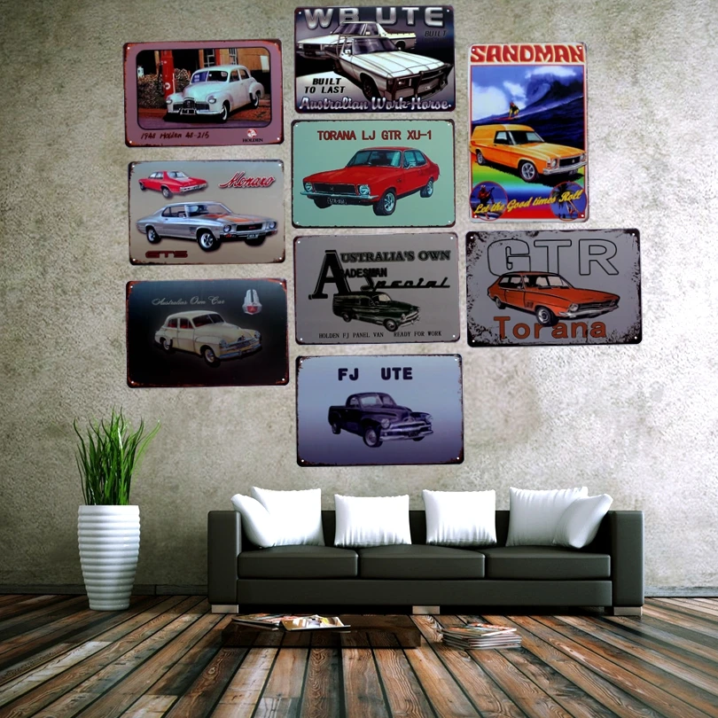 Classic Car Metal Painting Tin Signs Wall Picture for Garage Home Cafe Art Decor Cuadros Wall sticker 30X20CM A-9003
Classic Car Metal Painting Tin Signs Wall Picture for Garage Home Cafe Art Decor Cuadros Wall sticker 30X20CM A-9003