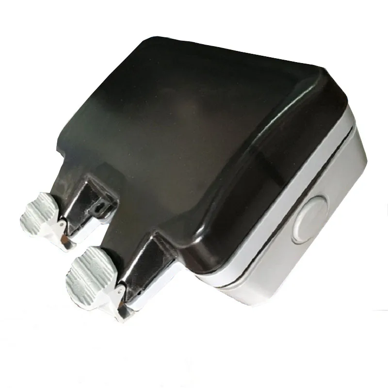 IP66 Outdoor Wall Mounted Waterproof Industrial Power Socket 13A 250V AC UK Standard Electrical Outlet with cover | Электроника