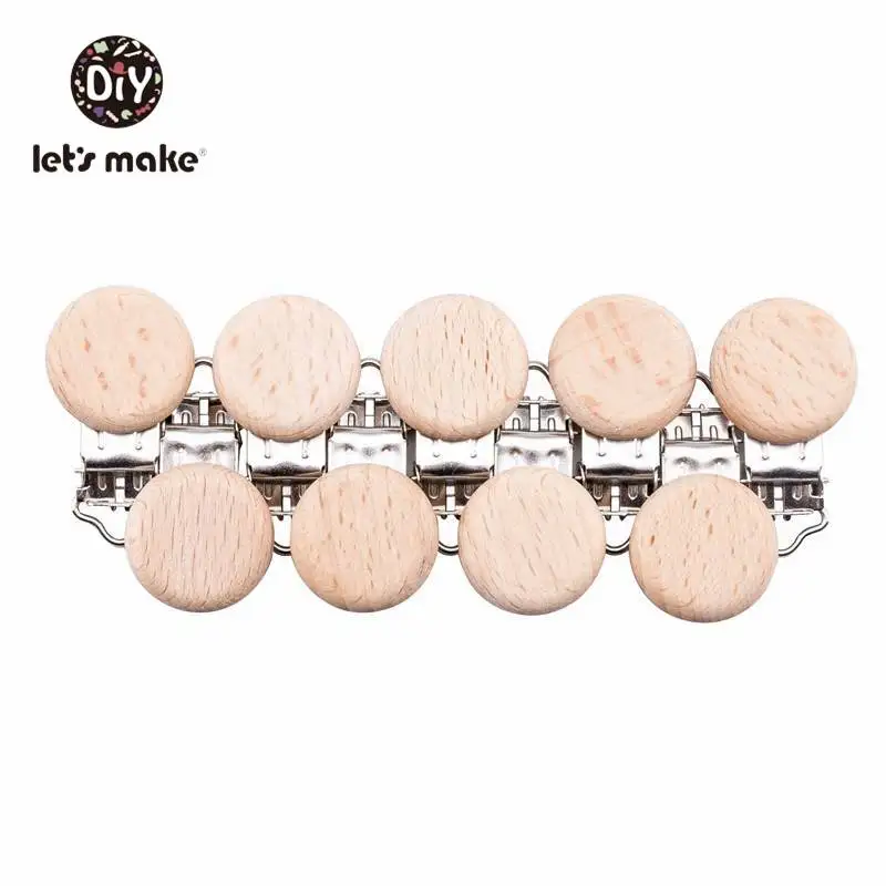 Let's Make 20pcs Pacifier Clip Making Wooden Soother Clip Nursing Accessories Diy Dummy Clip Chains Wooden Baby Teether 25*45mm
Let's Make 20pcs Pacifier Clip Making Wooden Soother Clip Nursing Accessories Diy Dummy Clip Chains Wooden Baby Teether 25*45mm