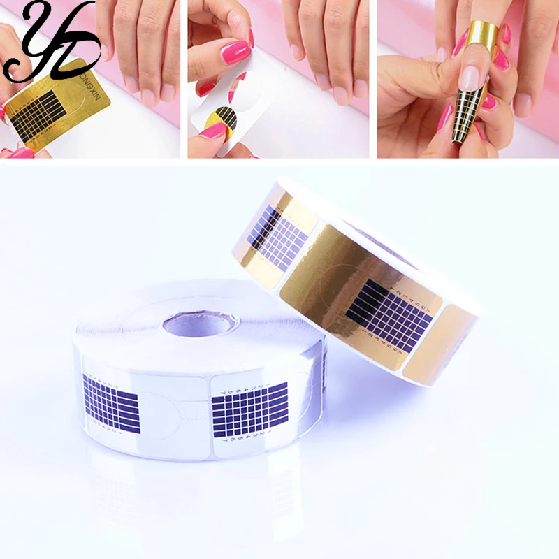 Yiday 1roll 500pcs Rectangle Nail Forms Extension Guide Form Art Sticker Tape Tips Acrylic UV Gel Polish Sculpting DIY Tools
Yiday 1roll 500pcs Rectangle Nail Forms Extension Guide Form Art Sticker Tape Tips Acrylic UV Gel Polish Sculpting DIY Tools