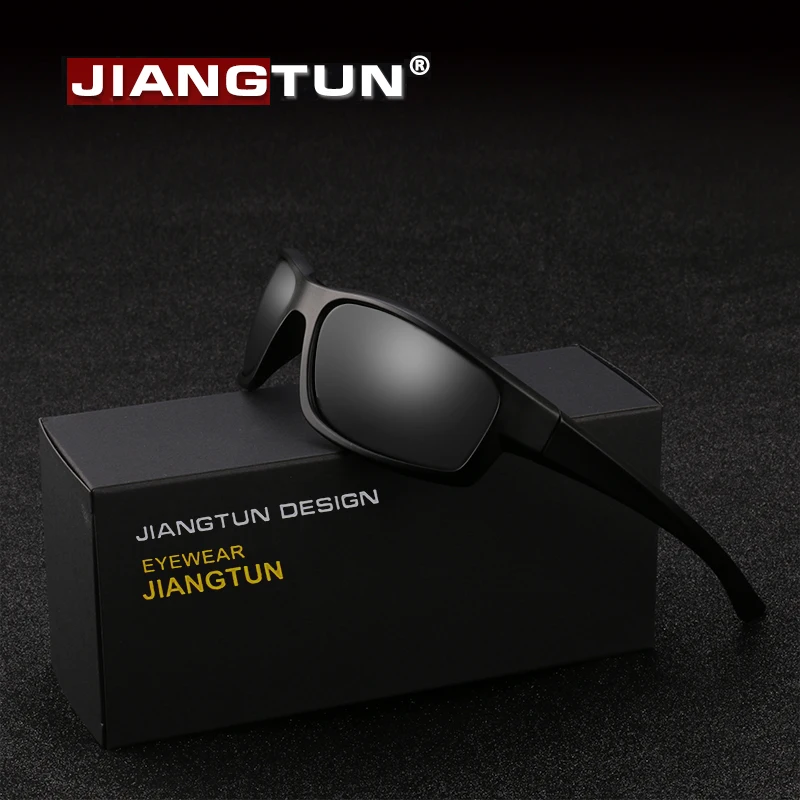 JIANGTUN новые мужские поляризованные солнцезащитные очки фирменный дизайн 2020