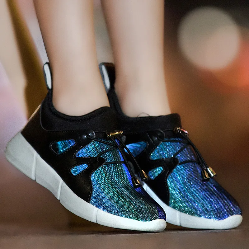 2018 Hot Black Fashion USB Charger Glowing Light up Sneakers Led Children Lighting Shoes Boys Girls illuminated Luminous Sneaker
2018 Hot Black Fashion USB Charger Glowing Light up Sneakers Led Children Lighting Shoes Boys Girls illuminated Luminous Sneaker