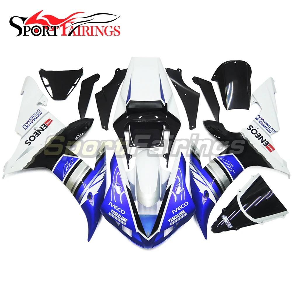 Полные Обтекатели для Yamaha YZF 1000 R1 год 02 03 2002 2003 пластик ABS обтекатель комплект Ивеко синий белый мотоциклетные Чехлы Carene
Полные Обтекатели для Yamaha YZF 1000 R1 год 02 03 2002 2003 пластик ABS обтекатель комплект Ивеко синий белый мотоциклетные Чехлы Carene