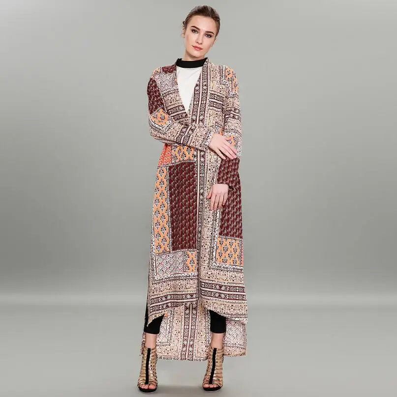 2021 fashion vintage printed Muslim Cardigan dress women Middle East Long Robe Ramadan Dubai Arab Islamic Clothing a767
2021 fashion vintage printed Muslim Cardigan dress women Middle East Long Robe Ramadan Dubai Arab Islamic Clothing a767