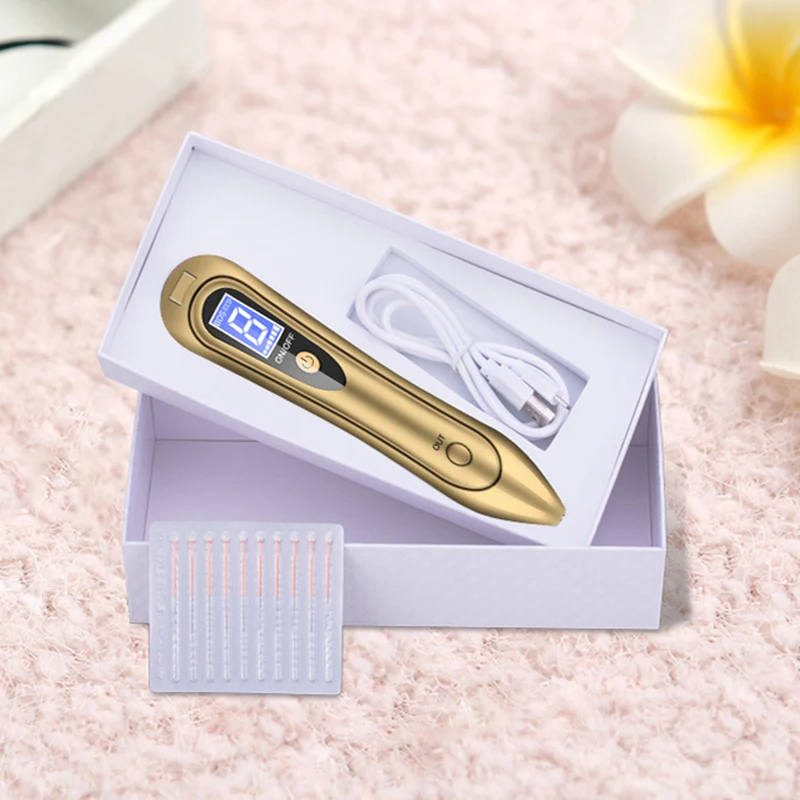 LCD Electric Laser Face Wart Skin Tag Tattoo Removal Pen Black Dots Dark Spot Mole Remover Freckle Removal Machine Beauty Care 
LCD Electric Laser Face Wart Skin Tag Tattoo Removal Pen Black Dots Dark Spot Mole Remover Freckle Removal Machine Beauty Care