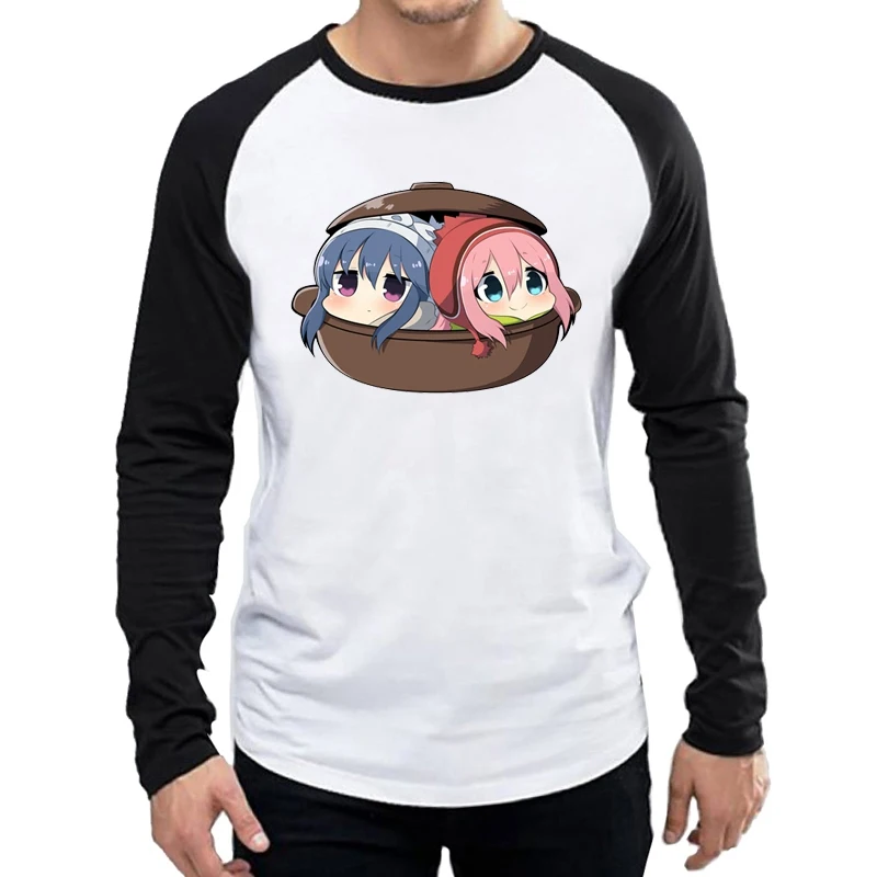 Long Sleeve Yuru Camp T Shirt Fashion Mens Cartoon Laid Back Print Top Tees Full Anime O Neck Style Clothes
Long Sleeve Yuru Camp T Shirt Fashion Mens Cartoon Laid Back Print Top Tees Full Anime O Neck Style Clothes